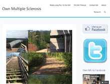Tablet Screenshot of ownmultiplesclerosis.com